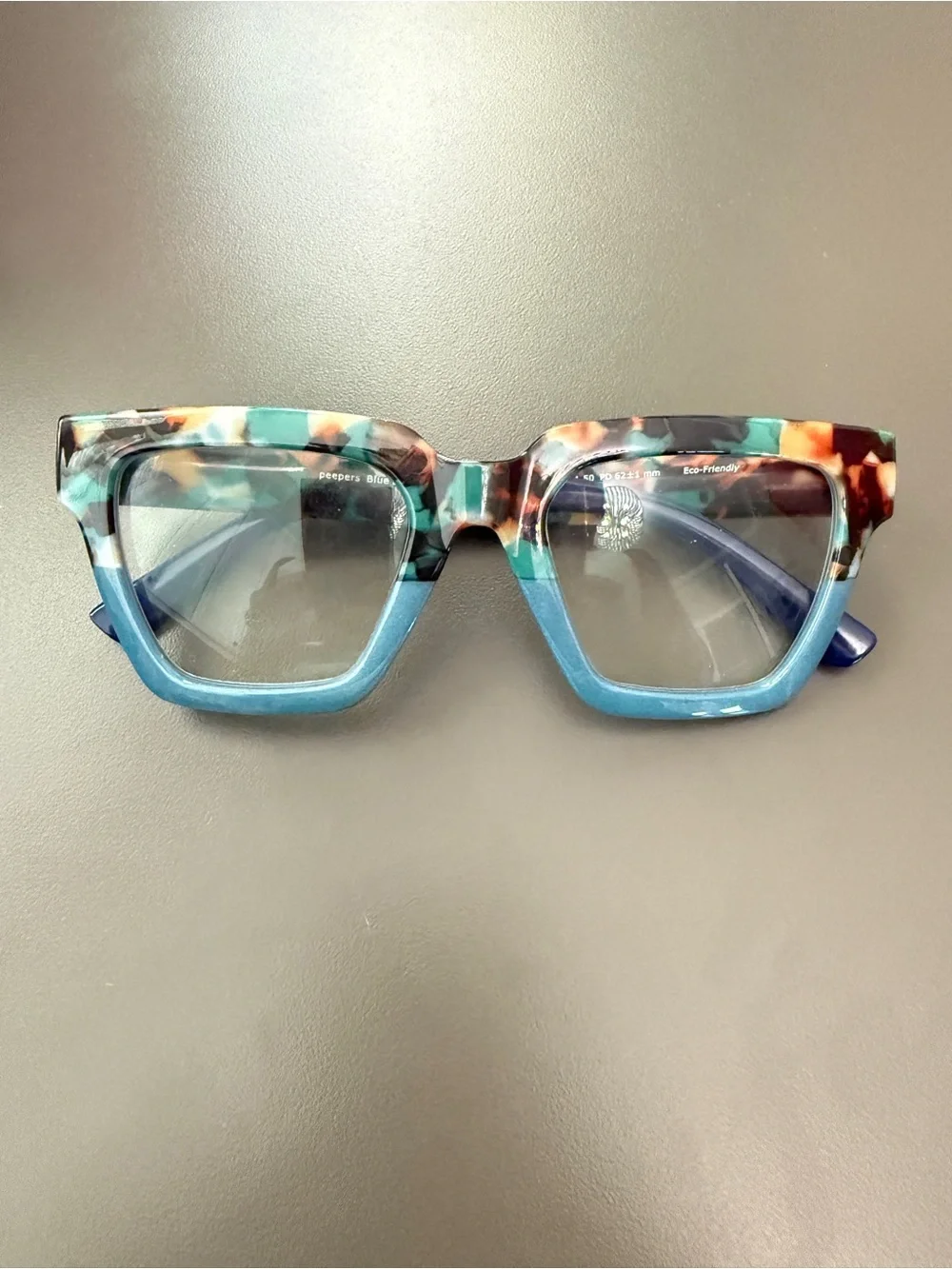 Peepers Bold Teal Tortoiseshell and Blue Women's 1.50 Progressive  Glasses